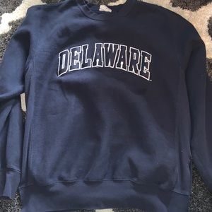 Delaware crew neck! Navy Blue size medium but fits like a large!!
